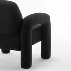 Poltrona di design moderno e unico imbottita per soggiorno