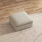 Divano sezionale a 5 posti e pouf Widen Down Filled