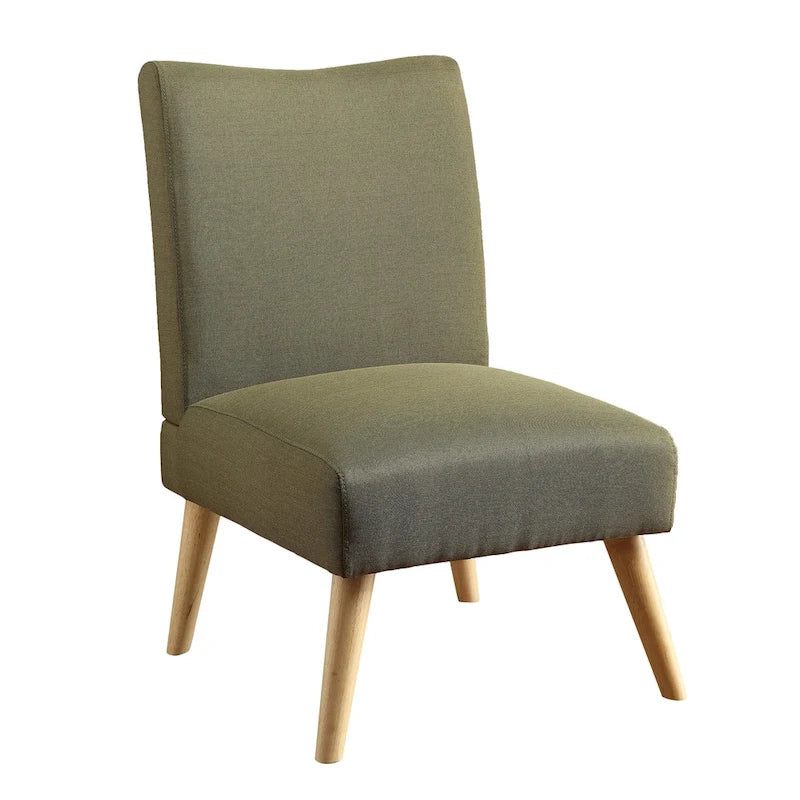 Poltrona imbottita Mid-Century Modern in tessuto