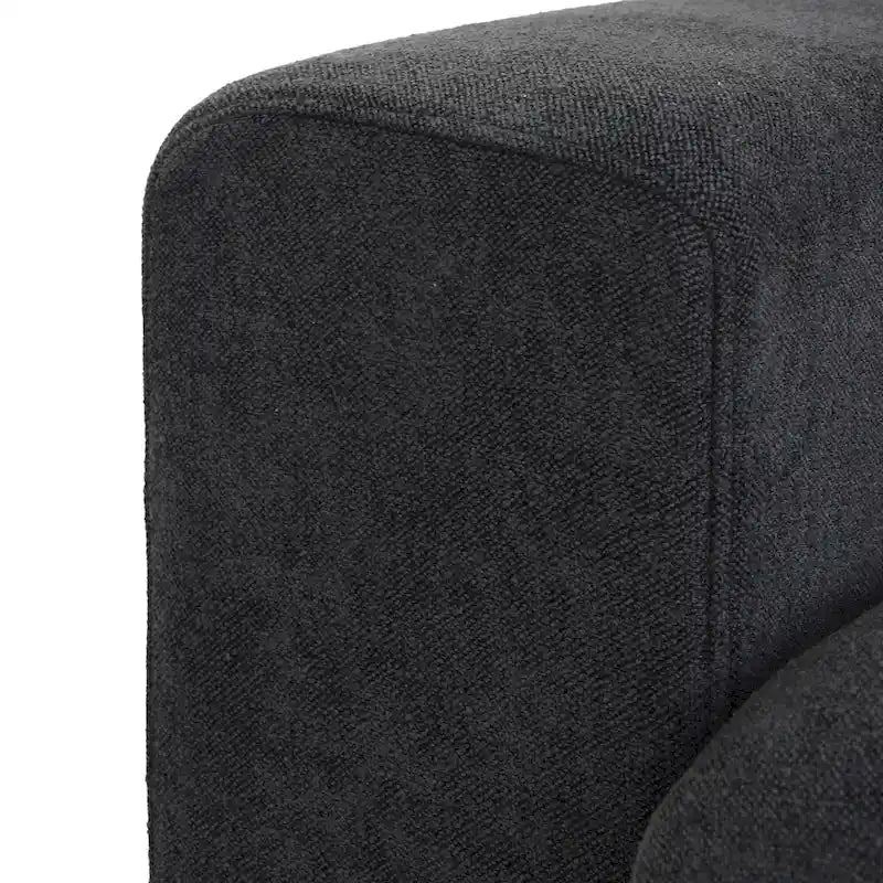 Canapé d'angle 3 places contemporain de 305 cm avec coussins garnis de duvet souple