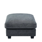 Divano componibile a L grande e moderno U_Style, imbottito in piuma, divano convertibile con chaise longue reversibile per soggiorno