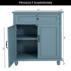 Mobile Credenza Madia Contenitore Mobile da Cucina con Cassetti Tavolo Consolle con Ante