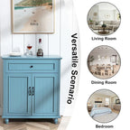 Mobile Credenza Madia Contenitore Mobile da Cucina con Cassetti Tavolo Consolle con Ante