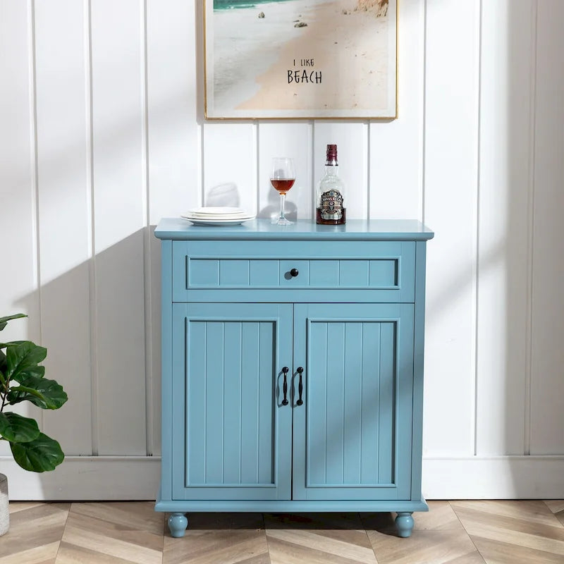 Mobile Credenza Madia Contenitore Mobile da Cucina con Cassetti Tavolo Consolle con Ante