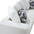 Canapé d'angle moderne Merax en forme de U avec de nombreux oreillers inclus