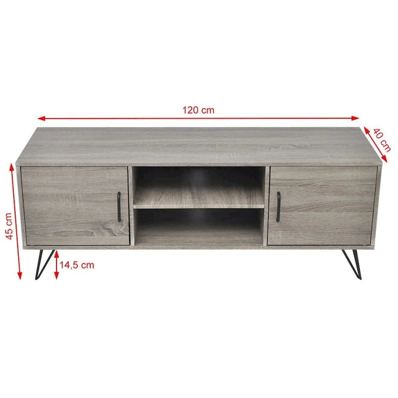 Mobile TV 120x40x45 Grigio