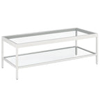 Alexis Metal and Glass Coffee Table