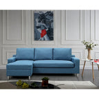 Divano Letto Sezionale Lato Sinistro In Lino Hampton US Pride Furniture