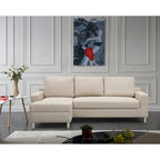 Divano Letto Sezionale Lato Sinistro In Lino Hampton US Pride Furniture
