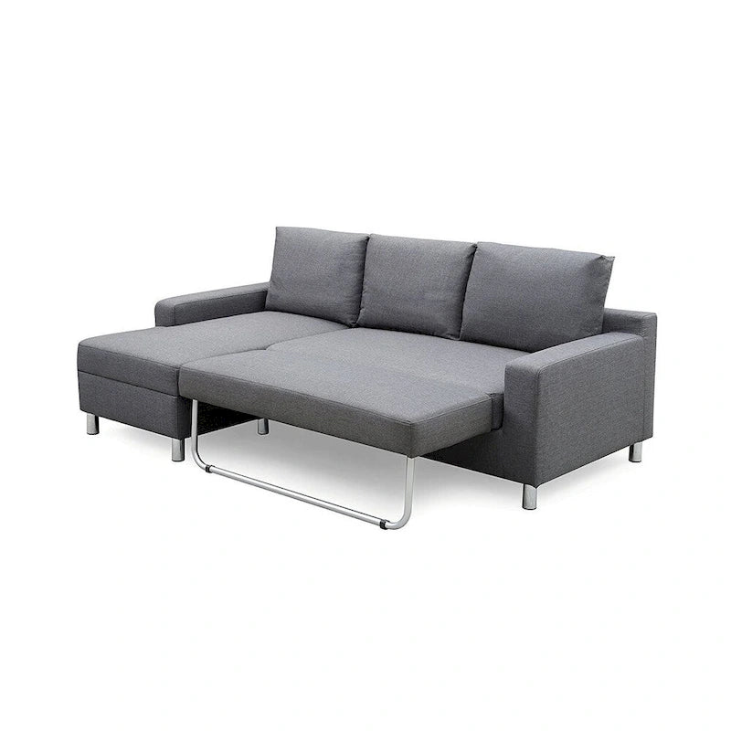 Divano Letto Sezionale Lato Sinistro In Lino Hampton US Pride Furniture