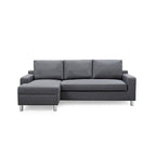 Divano Letto Sezionale Lato Sinistro In Lino Hampton US Pride Furniture