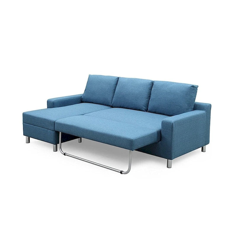 Divano Letto Sezionale Lato Sinistro In Lino Hampton US Pride Furniture