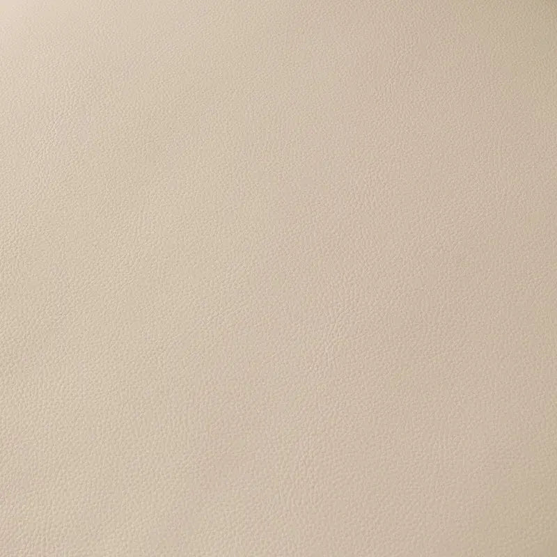 Canapé d'angle moderne en similicuir avec pouf convertible