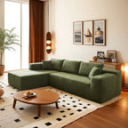 HOOOWOOO Divano sezionale modulare a L moderno con chaise longue