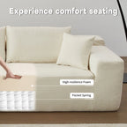 HOOOWOOO Divano sezionale modulare a L moderno con chaise longue