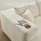 HOOOWOOO Divano sezionale modulare a L moderno con chaise longue