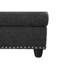Canapé d'angle gauche Alger de 98 po avec méridienne et pouf – 98 larg. x 71 prof. x 33 haut.