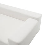 Divano Sezionale Imbottito Minimalista a L Modulare Verde da 277 cm con Combinazione a Due Pezzi - 277L x 173P x 72A cm