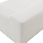 Divano Sezionale Imbottito Minimalista a L Modulare Verde da 277 cm con Combinazione a Due Pezzi - 277L x 173P x 72A cm