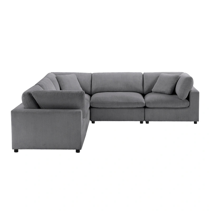 Canapé d'angle modulable 5 pièces Cambrai de Greyson Living