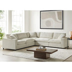 Canapé d'angle modulable 5 pièces Cambrai de Greyson Living