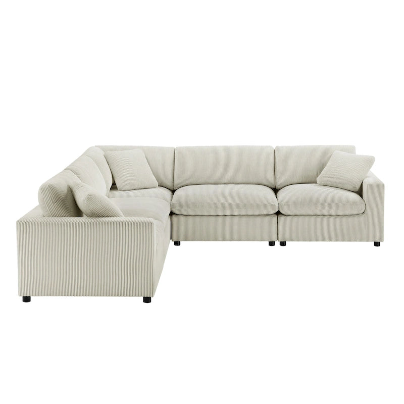Canapé d'angle modulable 5 pièces Cambrai de Greyson Living