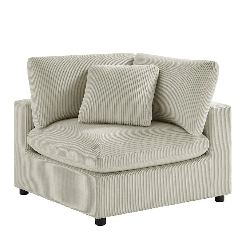 Canapé d'angle modulable 5 pièces Cambrai de Greyson Living