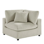 Canapé d'angle modulable 5 pièces Cambrai de Greyson Living