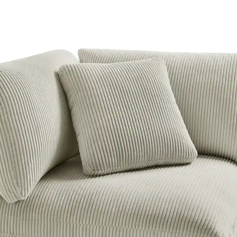 Canapé d'angle modulable 5 pièces Cambrai de Greyson Living