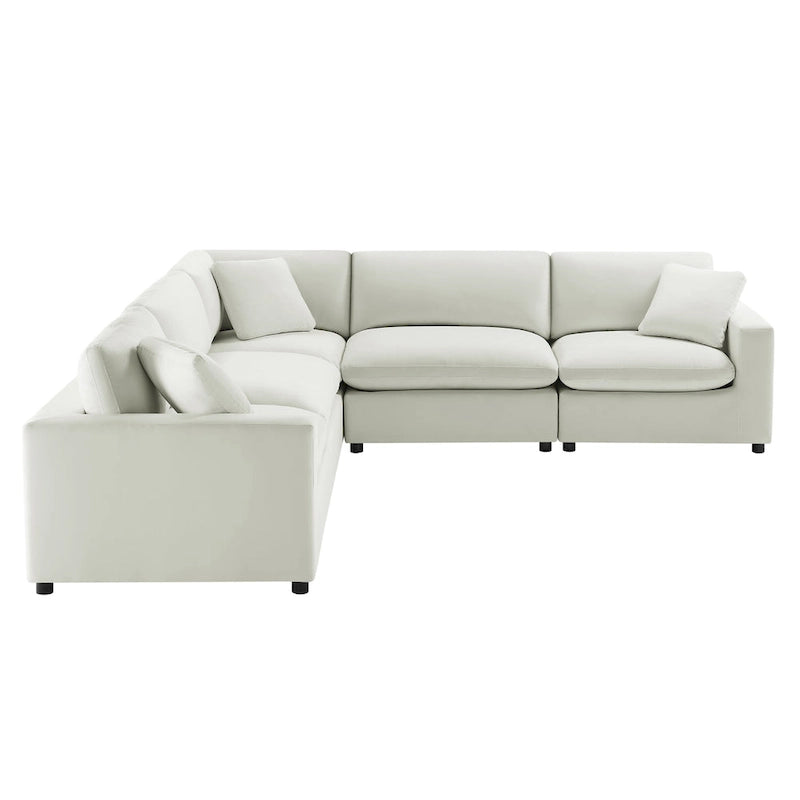 Canapé d'angle modulable 5 pièces Cambrai de Greyson Living