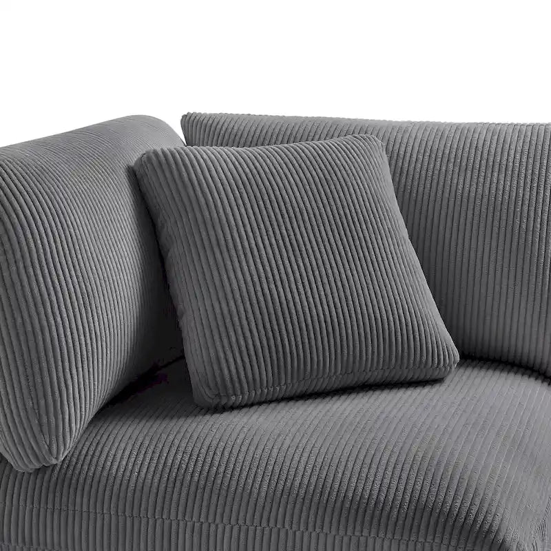 Canapé d'angle modulable 5 pièces Cambrai de Greyson Living
