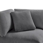 Canapé d'angle modulable 5 pièces Cambrai de Greyson Living
