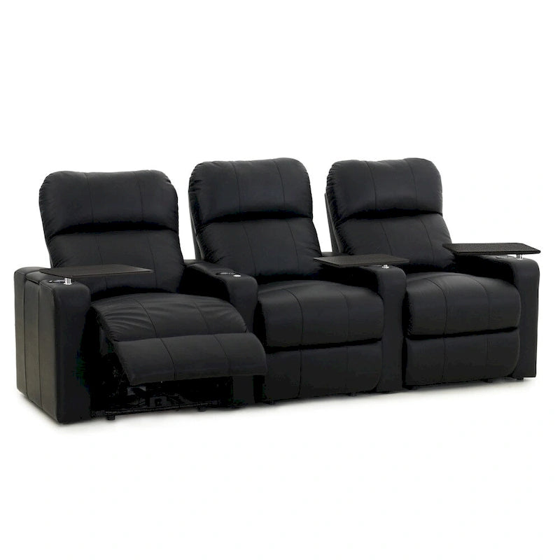 Set di sedute da home theater in pelle Power XL700 (fila da 3)