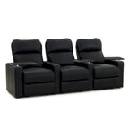 Set di sedute da home theater in pelle Power XL700 (fila da 3)