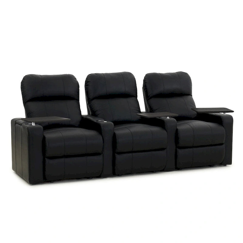 Set di sedute da home theater in pelle Power XL700 (fila da 3)