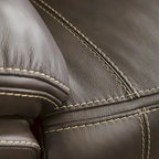 Signature Design by Ashley Divano sezionale reclinabile elettrico Dunleith Brown a 5 pezzi - 123 larghezza x 123 profondità x 43 altezza