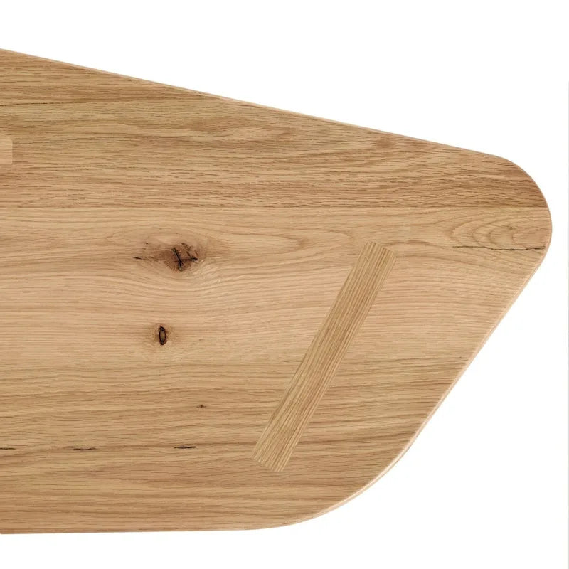 Set di tavolini da caffè moderni in legno naturale