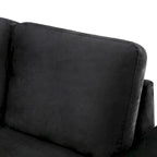 Divano letto angolare a L con contenitore e ricarica USB
