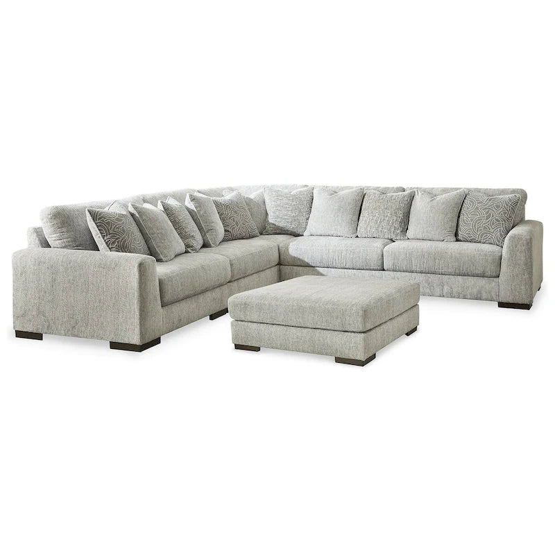 Signature Design by Ashley Regent Park Pewter, Ensemble de 6 meubles rembourrés - 132 L x 132 P x 39 H