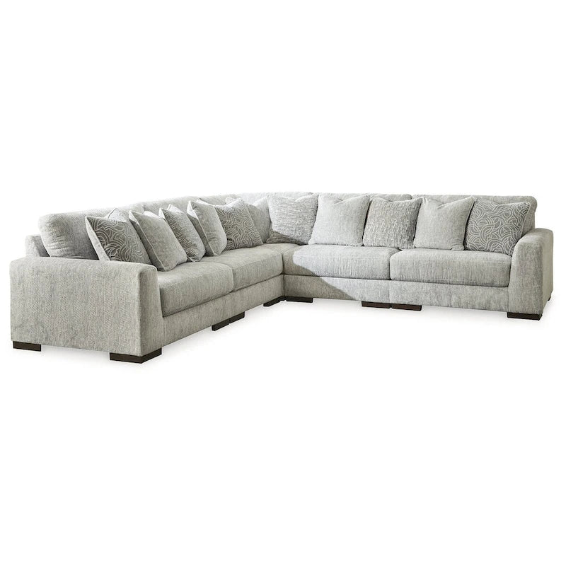Signature Design by Ashley Regent Park Pewter, Ensemble de 6 meubles rembourrés - 132 L x 132 P x 39 H