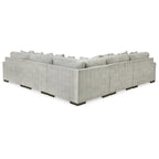 Signature Design by Ashley Regent Park Pewter, Ensemble de 6 meubles rembourrés - 132 L x 132 P x 39 H