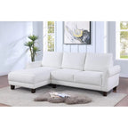 Divano componibile Belle Sherpa 96 con chaise longue a sinistra