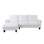 Divano componibile Belle Sherpa 96 con chaise longue a sinistra