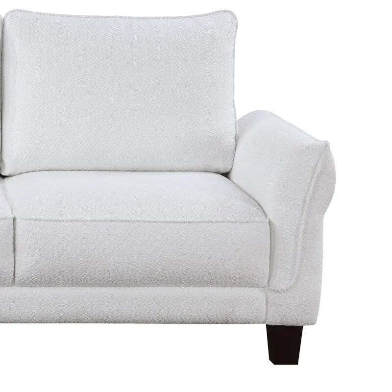 Divano componibile Belle Sherpa 96 con chaise longue a sinistra