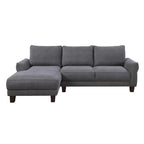 Divano componibile Belle Sherpa 96 con chaise longue a sinistra