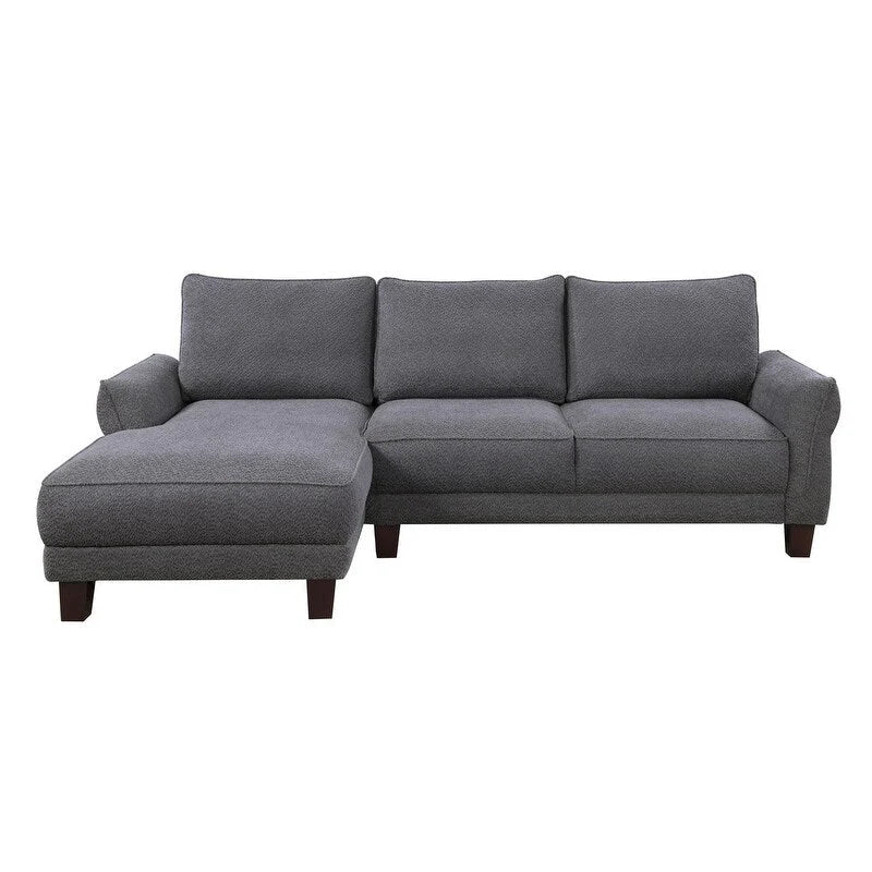 Divano componibile Belle Sherpa 96 con chaise longue a sinistra
