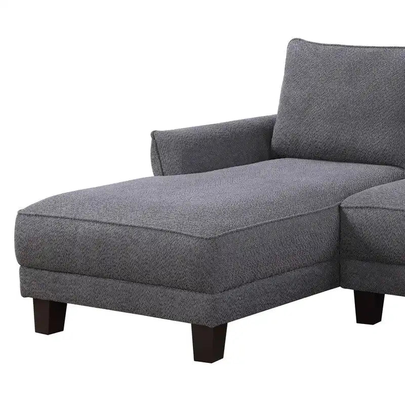 Divano componibile Belle Sherpa 96 con chaise longue a sinistra