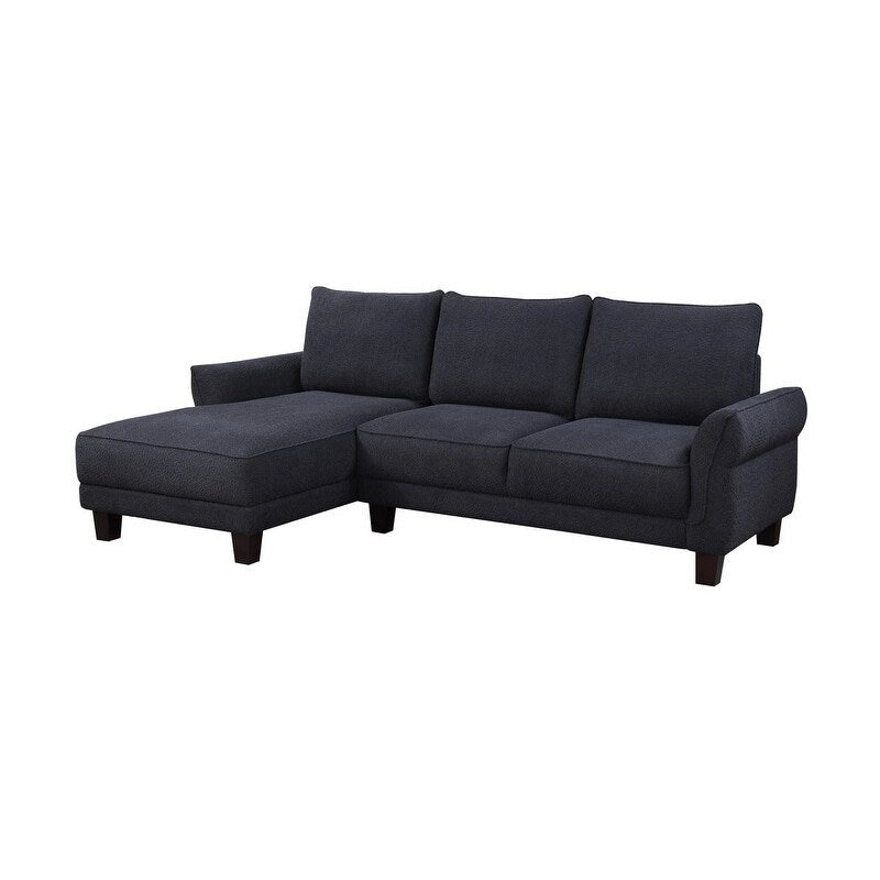 Divano componibile Belle Sherpa 96 con chaise longue a sinistra
