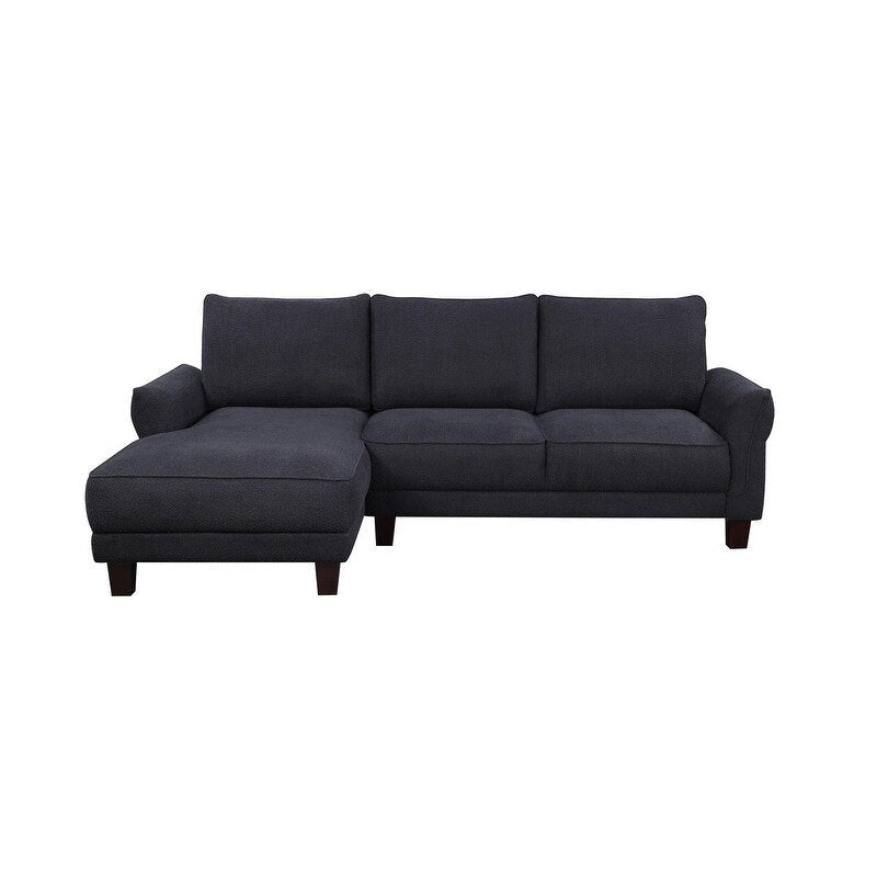 Divano componibile Belle Sherpa 96 con chaise longue a sinistra