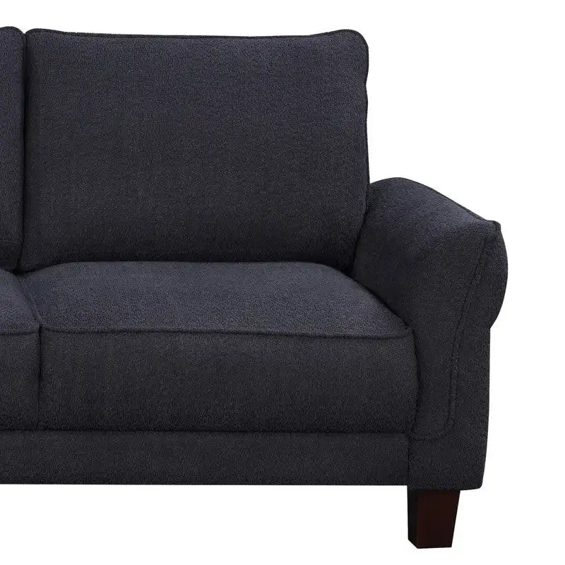 Divano componibile Belle Sherpa 96 con chaise longue a sinistra